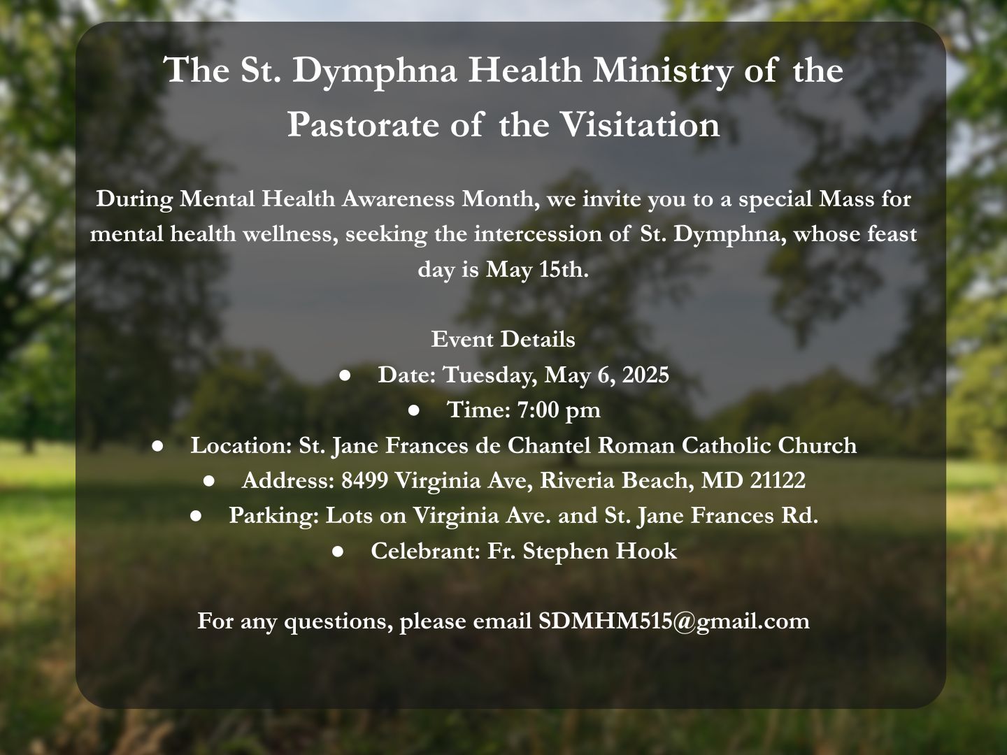 Mental Health Flyer